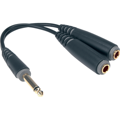 Klotz Câble-Y noir 0,2m Jack 2p - 2x Femelle 2p