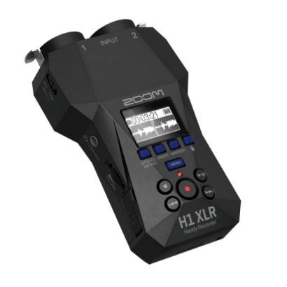 Zoom H1 XLR avec 2 entrées XLR et Jack