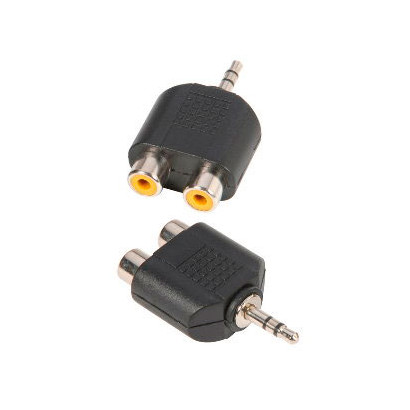 Adam Hall Adaptateur en Y 2 x RCA mono femelle vers...