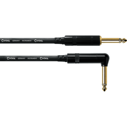 Cordial CCI3PP Jack Coudé vers Jack droit doré 3m