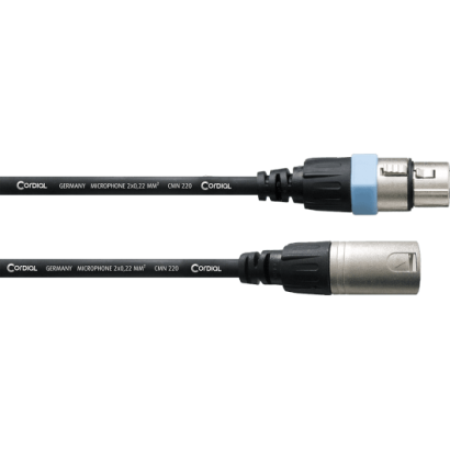 Cordial Cable XLR mâle/XLR femelle - 2.5m
