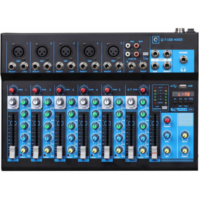 Oqan Q7 MK2 USB & Bluetooth Table de mixage