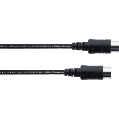 Cordial Cable MIDI 0.5m
