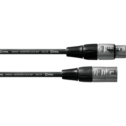 Cordial Cable XLR Mâle - Jack stéréo Mâle 1.5m 
