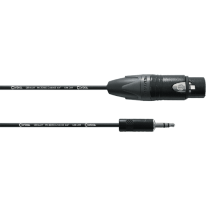 Cordial  XLR femelle vers Mini jack stéréo - 1.5m 