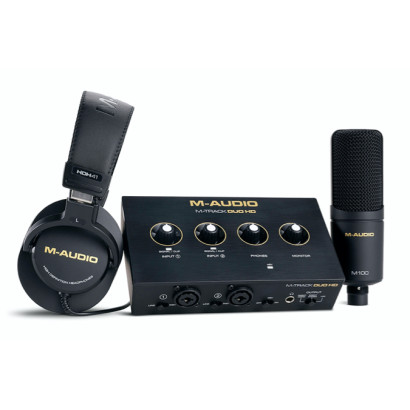 M-AUDIO Pack MTRACK DUO HD + Casque + Micro