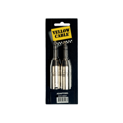 Yellow Cable Jack stéréo mâle/XLR mâle (Vendu par 2...