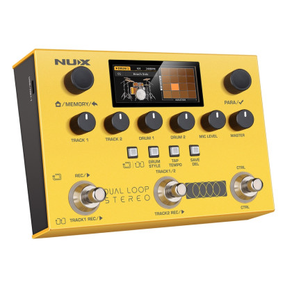 Nux DUAL-LOOP-STEREO Looper, B.A.R, simulateur d'ampli