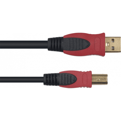 YELLOW CABLE USB A mâle/B mâle 3m